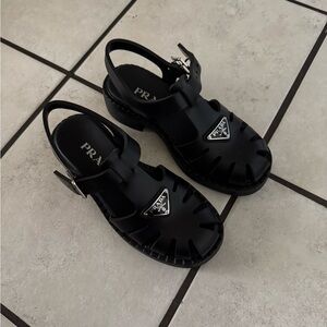 Prada Black Sandals